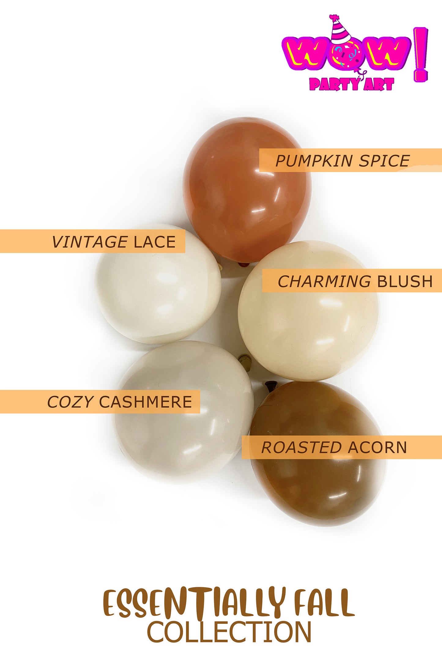 Cutie Pie Is On The Way DIY Balloon Arch Garland Kit | Muted Boho Beige Blush Burnt Orange Neutral | Fall Baby Shower Party Balloon Decor