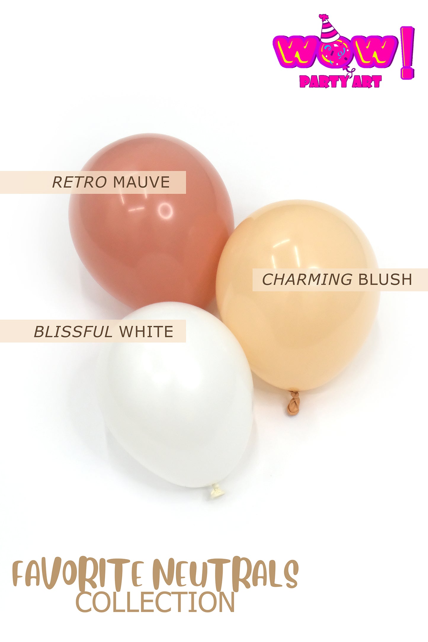 Boho Therapy DIY Balloon Arch Garland Kit | Beige Tan Blush Rose Gold Mauve | Bachelorette Wedding Bridal Baby Shower Party Balloon Decor