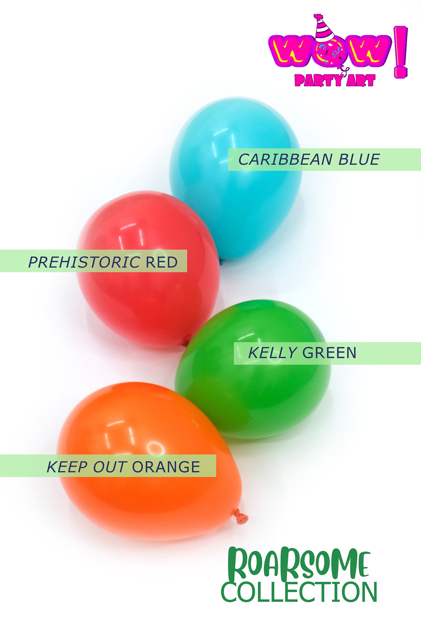 DINO-mite DIY Balloon Arch Garland Kit | Bright Red Orange Aqua Blue Green | Children Dinosaur Kids Birthday Party Dino Balloon Decorations