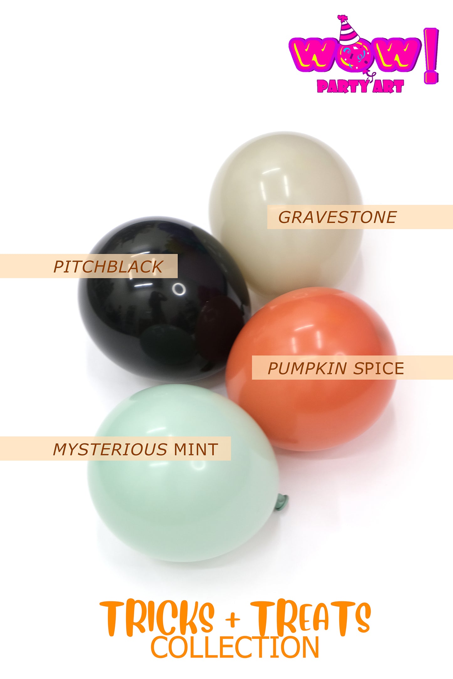 Happy Hauntings DIY Balloon Arch Garland Kit | Muted Green Stone Burnt Orange Black | Halloween Bridal Shower Baby Shower Party Decorations