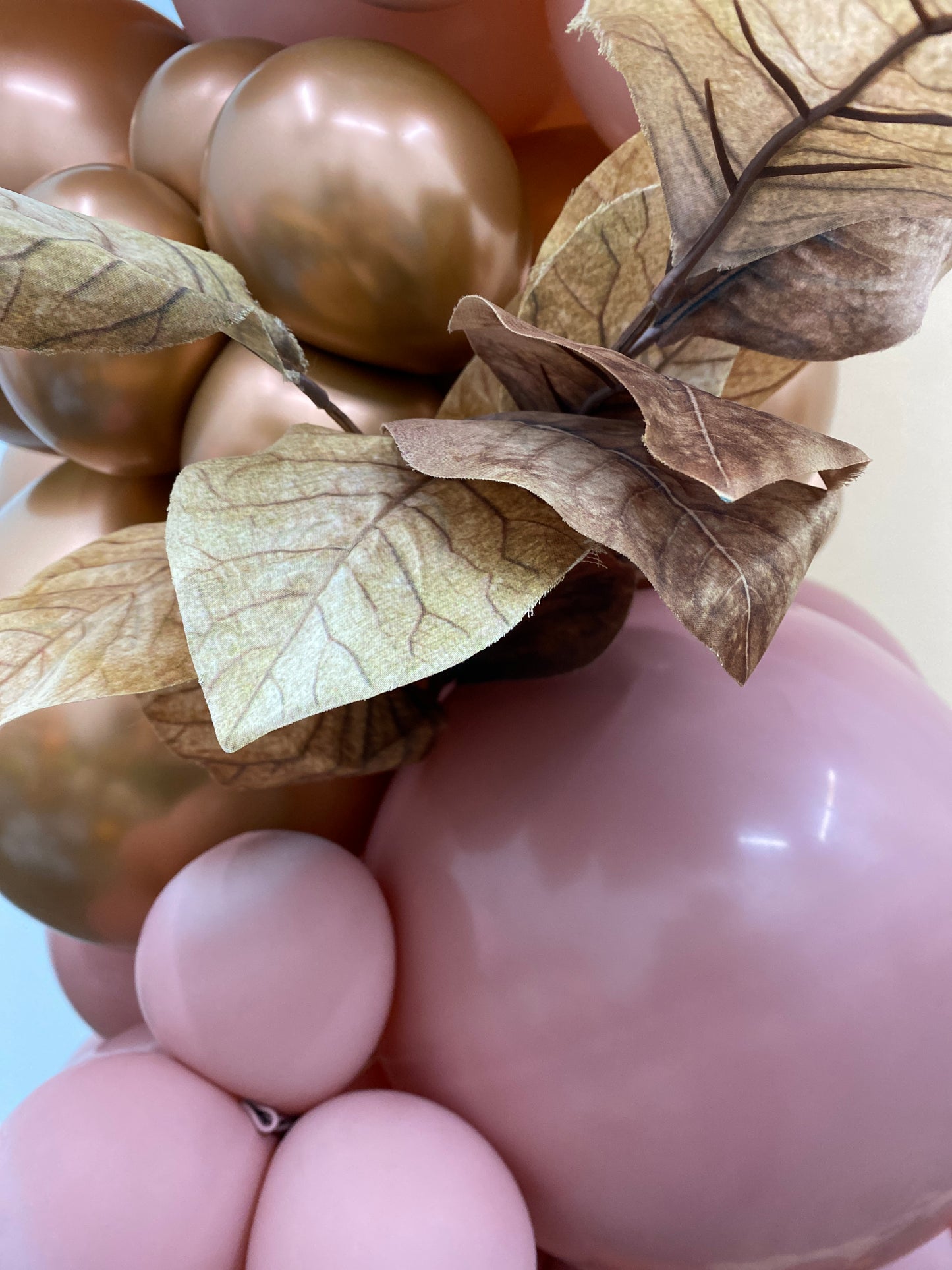 Falling For You DIY Balloon Arch Garland Kit | Muted Boho Beige Blush Burnt Orange Mauve Pink | Fall Baby Shower Party Balloon Decor