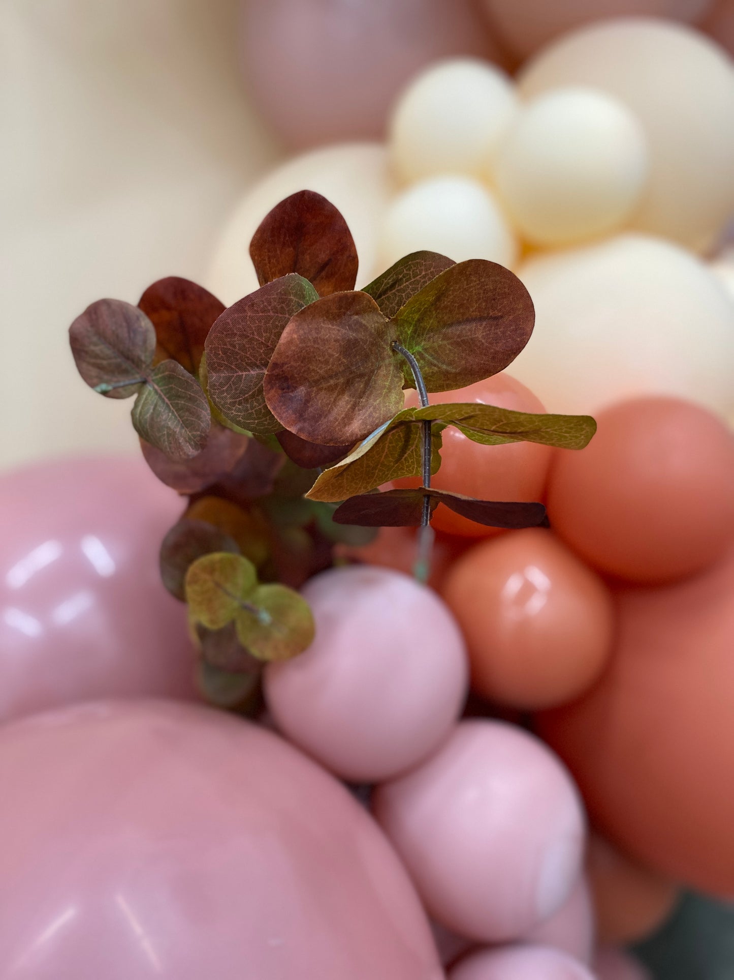 Falling For You DIY Balloon Arch Garland Kit | Muted Boho Beige Blush Burnt Orange Mauve Pink | Fall Baby Shower Party Balloon Decor