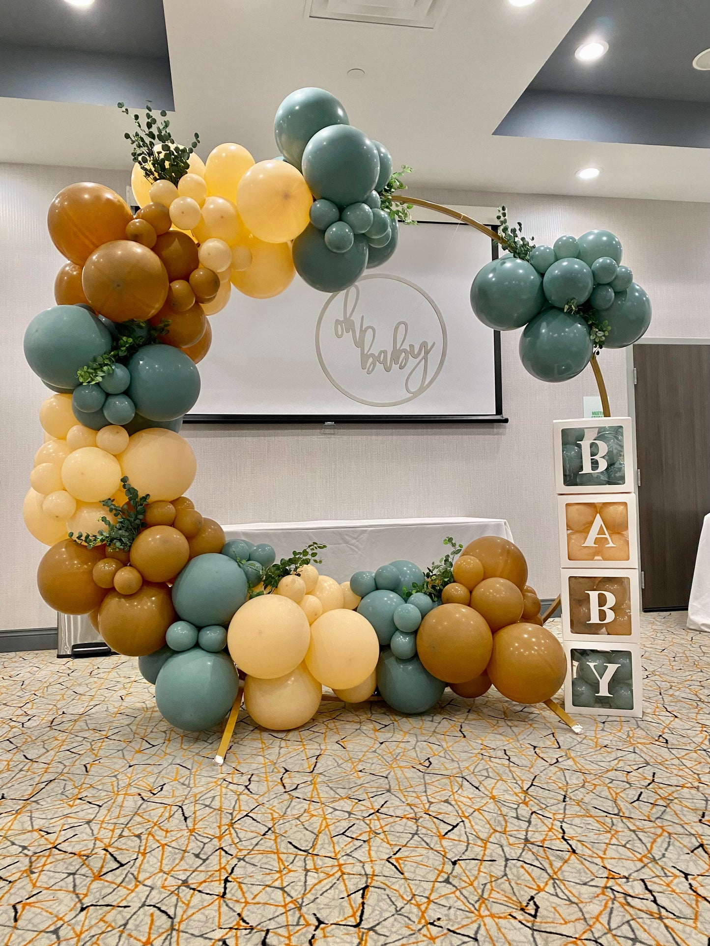 Wild Child DIY Balloon Arch Garland Kit | Eucalyptus Mocha Blush | Wild Safari Jungle Woodland Baby Shower Kids Birthday Party Balloon Decor