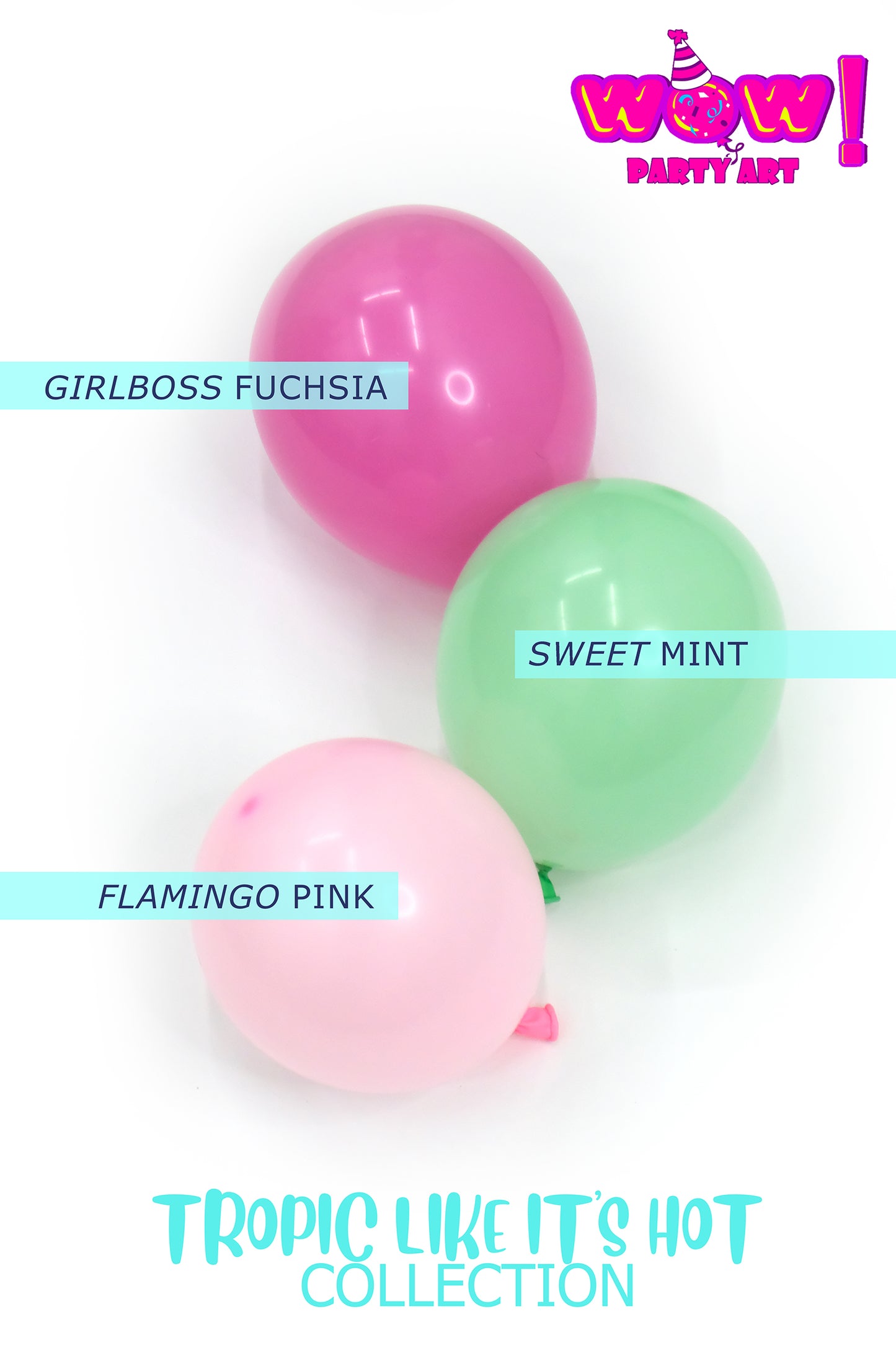 Flamingle DIY Balloon Arch Garland Kit | Hot Pink Pastel Pink Fuchsia Mint | Flamingo Themed Summer Pool Kids Birthday Party Balloon Decor