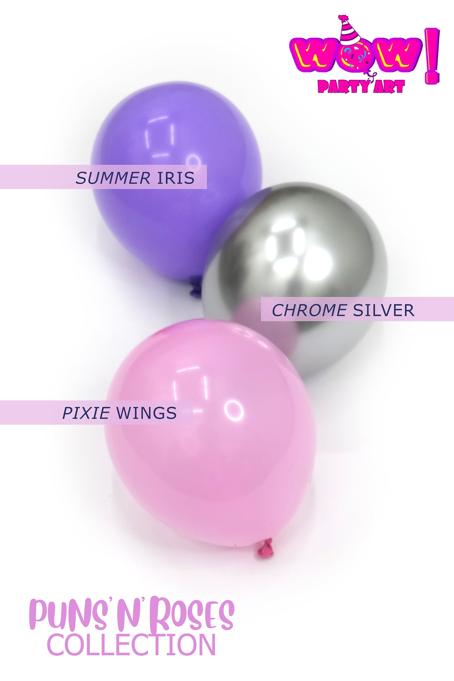 Full Bloom DIY Balloon Arch Garland Kit | Purple Lavender Rose Pink Chrome Silver | Flower Unicorn Themed Kids Birthday Party Balloon Decor