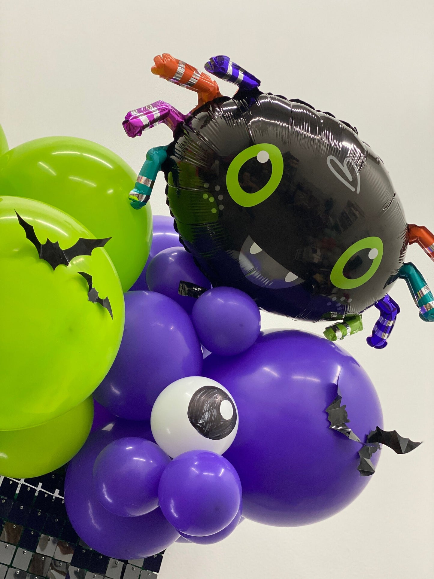 Spooktacular DIY Balloon Arch Garland Kit | Purple Black Lime Orange | Halloween Kids Birthday Bridal Shower Baby Shower Party Decorations