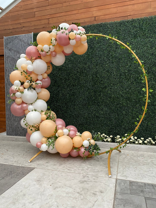Boho Therapy DIY Balloon Arch Garland Kit | Beige Tan Blush Rose Gold Mauve | Bachelorette Wedding Bridal Baby Shower Party Balloon Decor