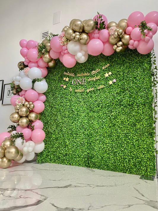 Baby Girl DIY Balloon Arch Garland Kit | Pastel Light Pink  Pink White Chrome Gold | Kids Birthday Bridal Shower Baby Shower Party Decor