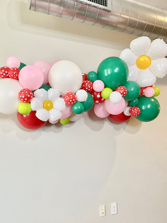 Berry Special DIY Balloon Arch Garland Kit | Pink Red Green Strawberry | Strawberry Kids Birthday Baby Shower Party Balloon Decorations