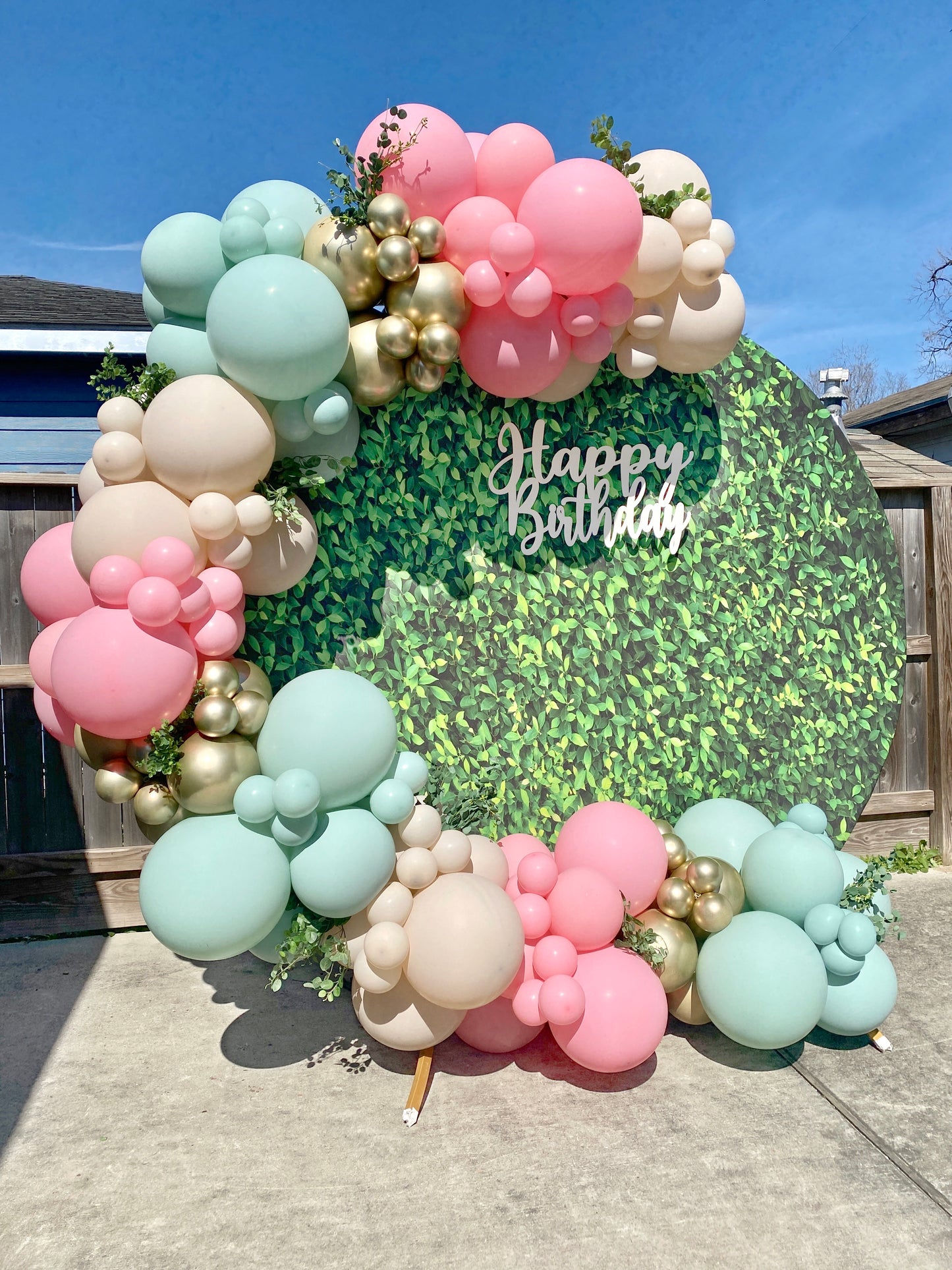 Savannah DIY Balloon Arch Garland Kit | Pastel Pink Sage Beige | Girl Wild Safari Jungle Theme Baby Shower Kids Birthday Party Balloon Decor