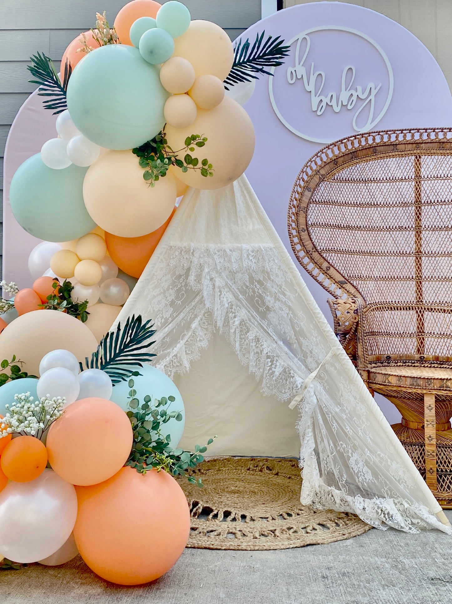 Orange You Feeling Beachy? DIY Balloon Arch Garland Kit | Orange Blush Mint | Cutie Baby Shower Gender Reveal Birthday Party Balloon Decor